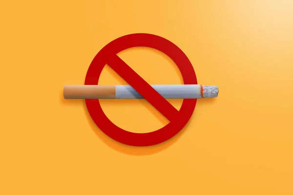 담배끊어 담배의 개념은 — 스톡 사진
