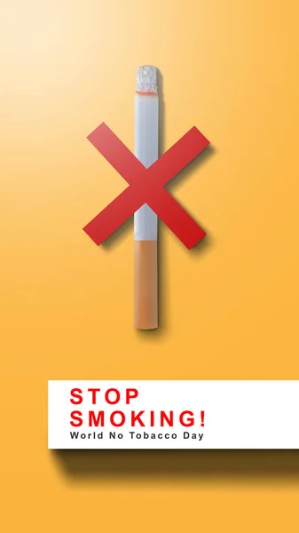 Přestaň Kouřit World Tobacco Day Concept — Stock fotografie