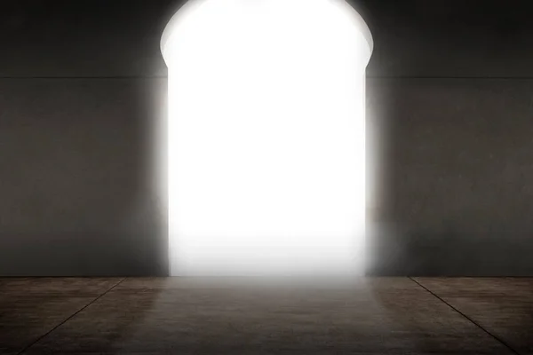 Porte Mosquée Avec Fond Lumineux — Photo