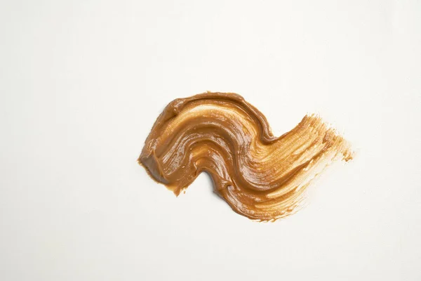 Chocolade Jam Geïsoleerd Witte Achtergrond Wereldchocoladedag Concept — Stockfoto