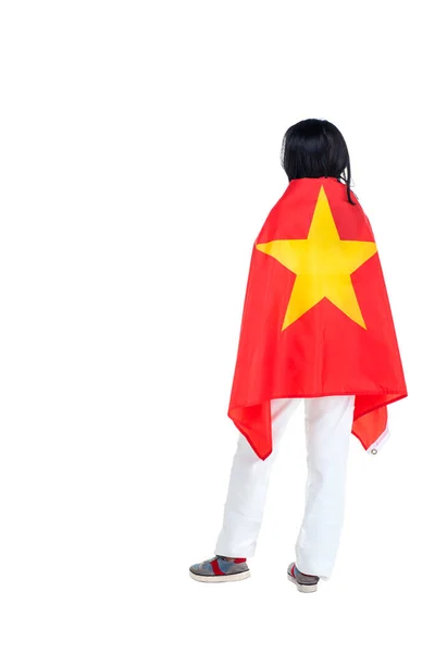 Les Femmes Asiatiques Célèbrent Fête Indépendance Vietnam Septembre Tenant Drapeau — Photo