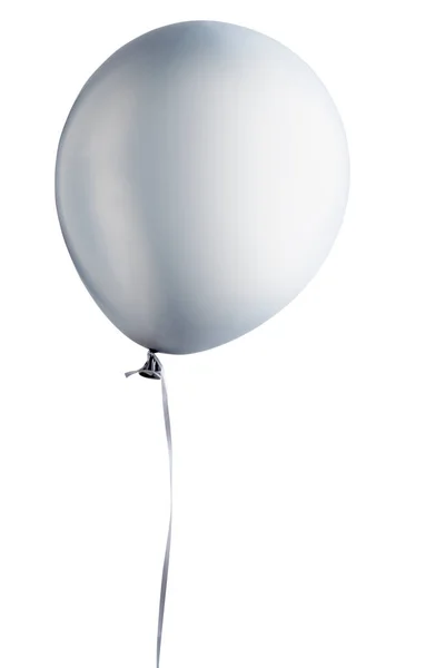 Μπαλόνια Γενεθλίων Λευκό Φόντο Χαρούμενα Γενέθλια — Φωτογραφία Αρχείου