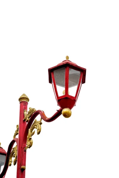 Street Light Poles Isolated White Background — Stock Photo, Image