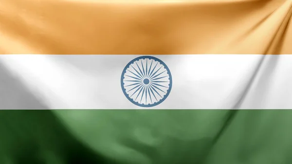 Indyjska Flaga Koncepcja Dnia Niepodległości Indii — Zdjęcie stockowe
