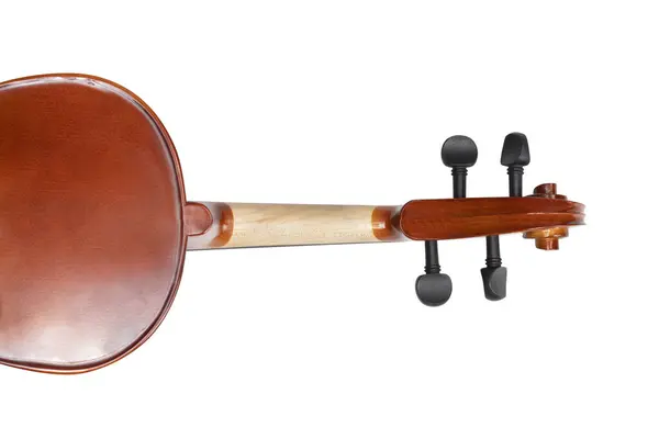 ヴァイオリンオーケストラの楽器は 白い背景の上に隔離された — ストック写真