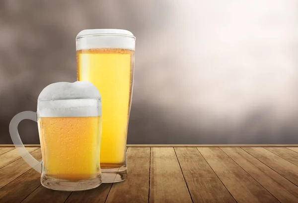 Das Glas Kaltes Bier Wiesn Konzept — Stockfoto