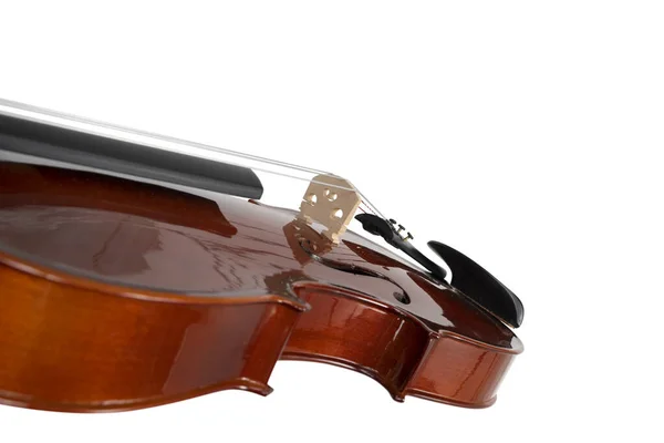 Instrumento Musical Orquesta Violín Aislado Sobre Fondo Blanco —  Fotos de Stock