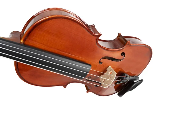 Violin Orkester Musikinstrument Isolerad Över Vit Bakgrund — Stockfoto