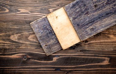 Ahşabın yakın çekim görüntüsü. Ahşap doku arkaplanı