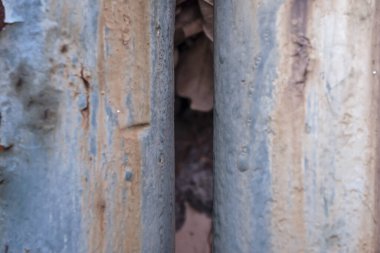 Grunge arka plan için duvarı çatlattı