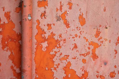 Dökümlü arkaplan için paslı metalin yakın görüntüsü