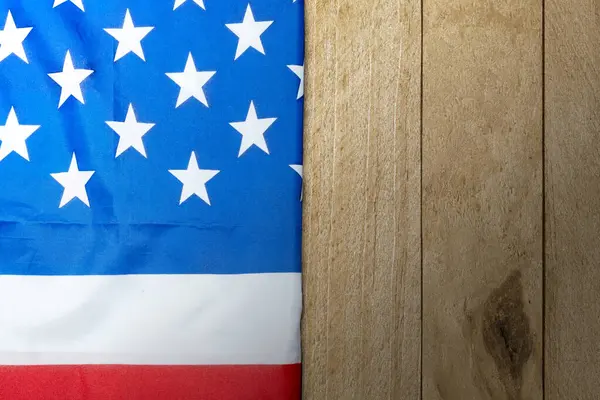 Bandera Los Estados Unidos América Con Espacio Para Copias Festividades — Foto de Stock