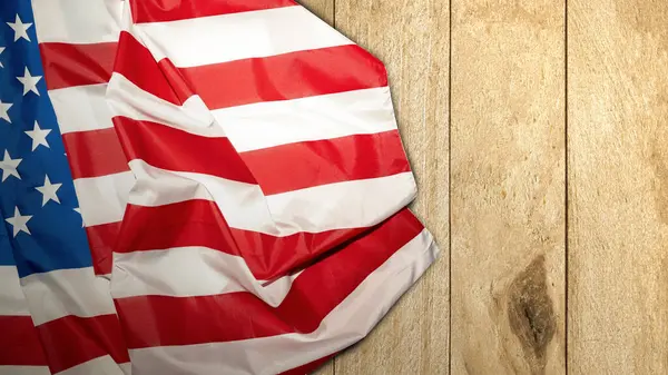Bandera Los Estados Unidos América Con Espacio Para Copias Festividades — Foto de Stock