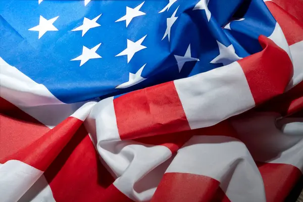 Amerikan Yhdysvaltojen Lippu Jossa Kopiotila Kansallispäivät Muistomerkki Itsenäisyys Veteraani Tai — kuvapankkivalokuva