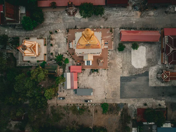 Nakhon Nayok Março 2023 Wat Sunthon Phi Chi Ram Templo — Fotografia de Stock