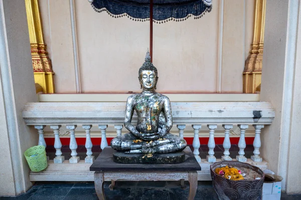 Nakhon Pathom Şubat 2023 Wat Wang Taku Tapınak Kanalın Yanında — Stok fotoğraf
