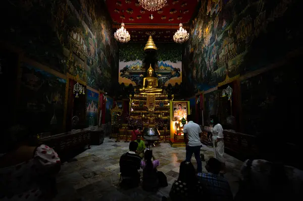 Nakhon Pathom Marzo 2023 Wat Rai Khing Monasterio Civil Construido —  Fotos de Stock