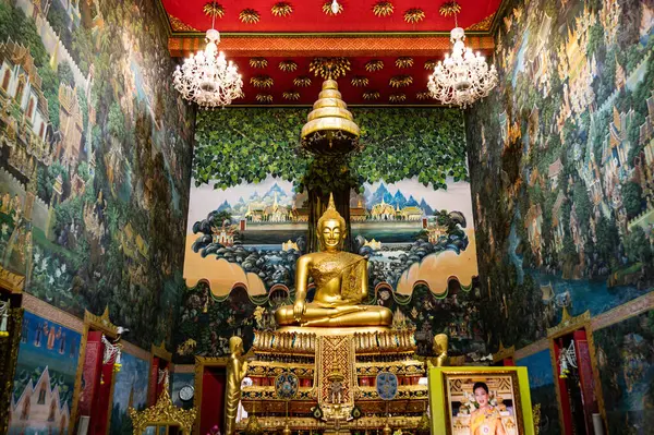 Nakhon Pathom Mars 2023 Wat Rai Khing Monastère Civil Construit — Photo