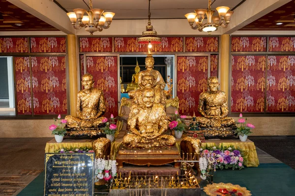 Chonburi Março 2023 Wat Nong Chap Tao Templo Único Com — Fotografia de Stock