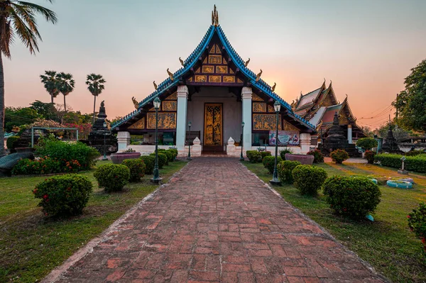 Uttaradit Thaïlande Mars 2023 Wat Phra Brommathat Thung Yang Vieux — Photo