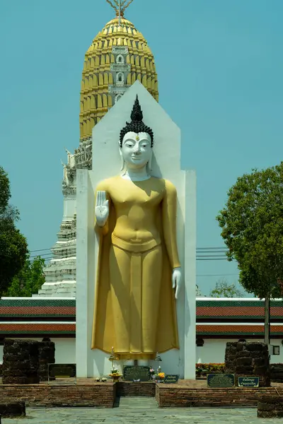 Phitsanulok Março 2023 Wat Phra Rattana Mahathat Woramahawihan Grande Complexo — Fotografia de Stock