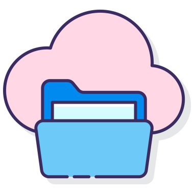 İkinci Parti Verileri. Web simgesi basit illüstrasyon