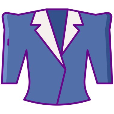 Ceket simge vektör çizim