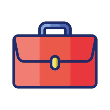 evrak çantası simgesi vektör illüstrasyon tasarımı