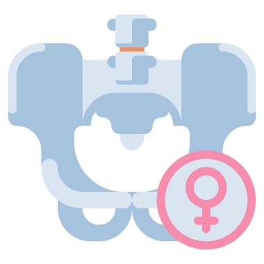  Pelvis ikonu. vektör illüstrasyonu