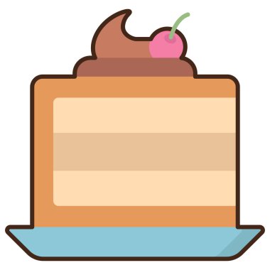 lezzetli pasta izole simgesi