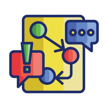 Beyaz arkaplanda Düzeltici Eylem Planı (Tavsiye) simgesi