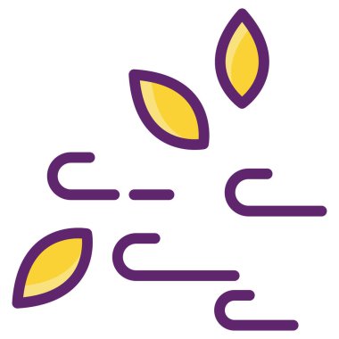 rüzgar ikonu vektör illüstrasyonu