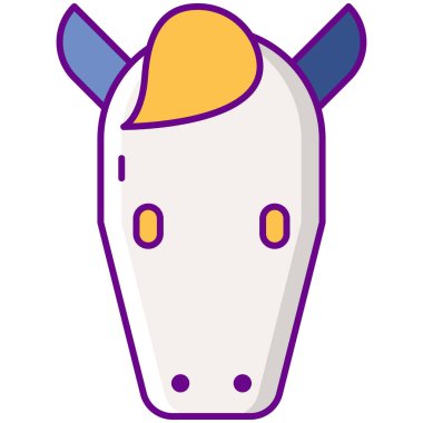 At Ağı simgesi basit illüstrasyon