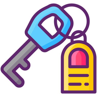 anahtar simgesi - taslak biçimi