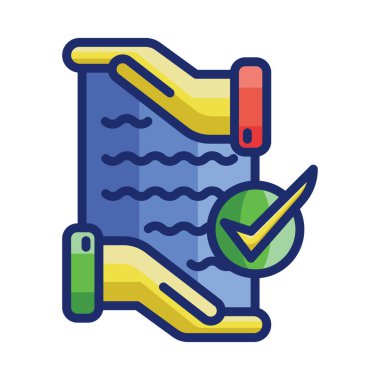 Durum düz vektör simgesi