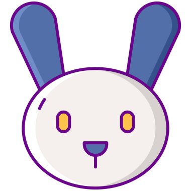 Yalnız mutlu tavşan çizgi filmi.