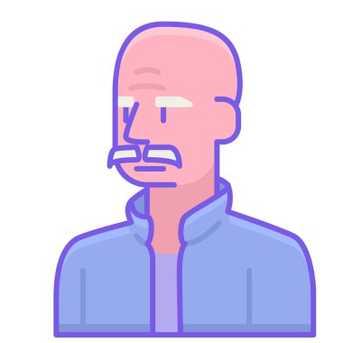 dedesi simgesi beyaz arka plan üzerinde 