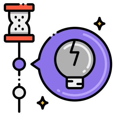 Karanlık Çağ simgesi, basit vektör çizimi