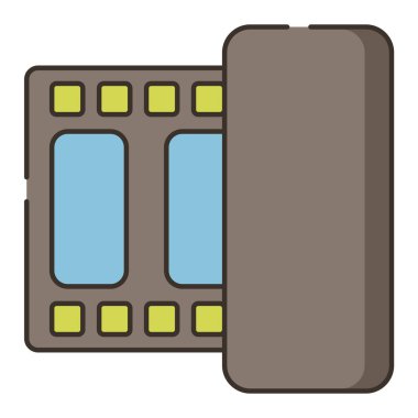 Film Roll 'un vektör simgesi