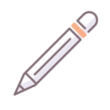 kalem simgesi vektör illüstrasyonu