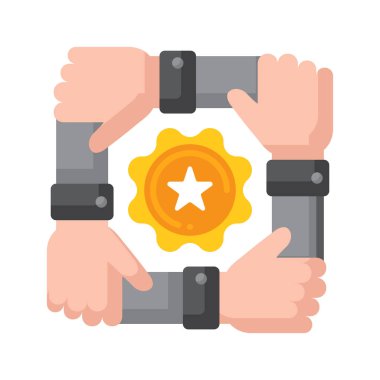 Takım ikonu. vektör çizimi tasarımı