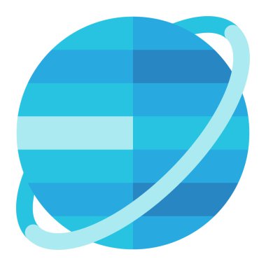 Düz biçimli Uranüs simgesi