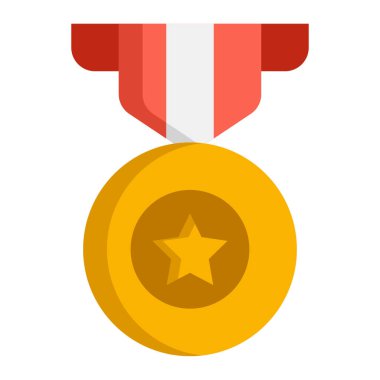 ödül simgesi düz stil