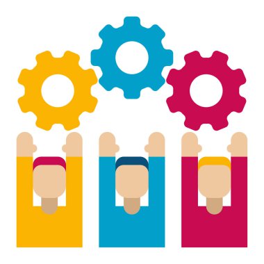 iş takım çalışması grup simgesi