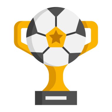 kupa düz tasarım vektör çizimi