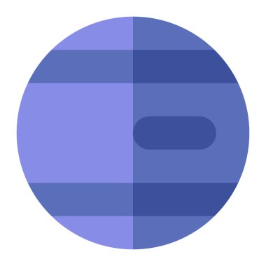 Beyaz arkaplanda Neptün simgesi