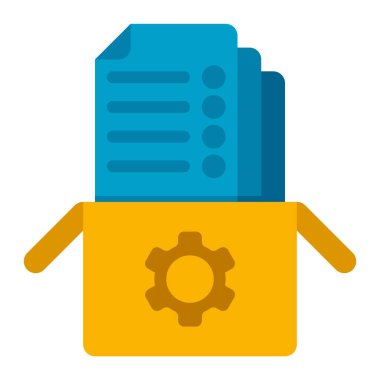 Ürün Birikmiş vektör simgesi