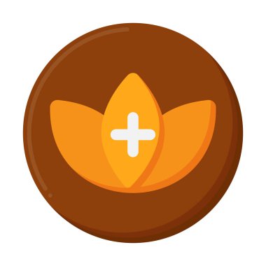 Tamamlayıcı Tıp ikonu vektör illüstrasyon tasarımı