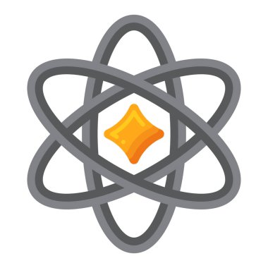 Bilim simge, düz stil