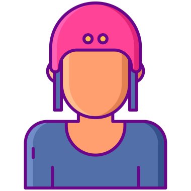 Paten Derbisi modern ikon vektör çizimi